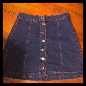mudd denim skirt